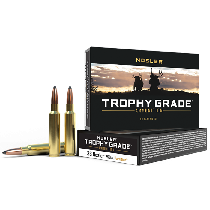Nosler Trophy Grade 33 Nosler 250 Gr Nosler Spitzer Partition Nosler Trophy Grade 33 Nosler 250 Gr Nosler Spitzer Partition