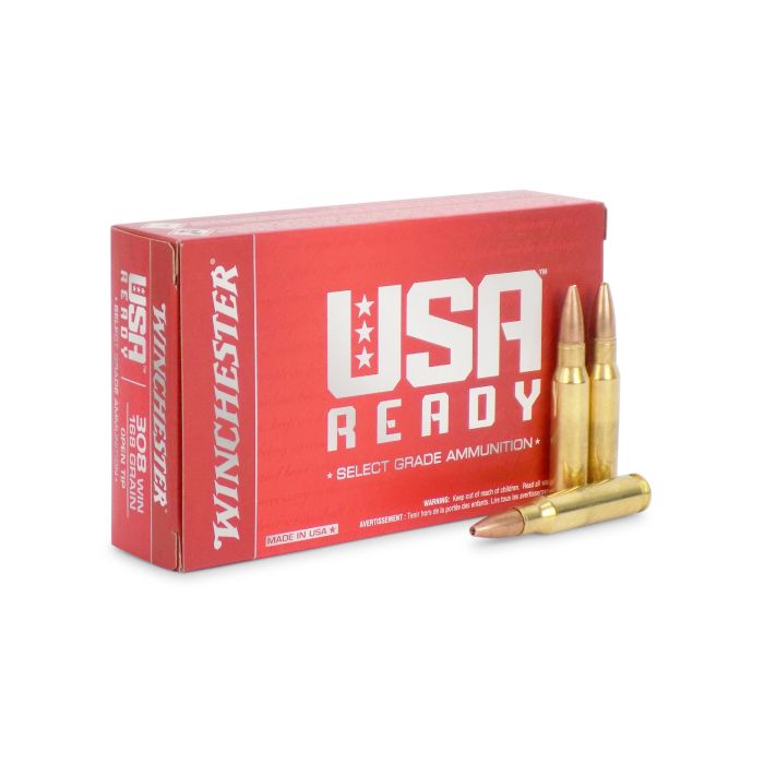 Winchester USA Ready 308 Winchester 168 Grain Open Tip | 308/7.62
