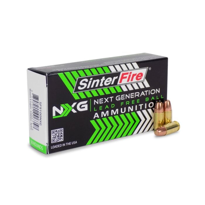 SF9100NXG Sinterfire NXG 9mm 100 Grain Lead-Free FMJ