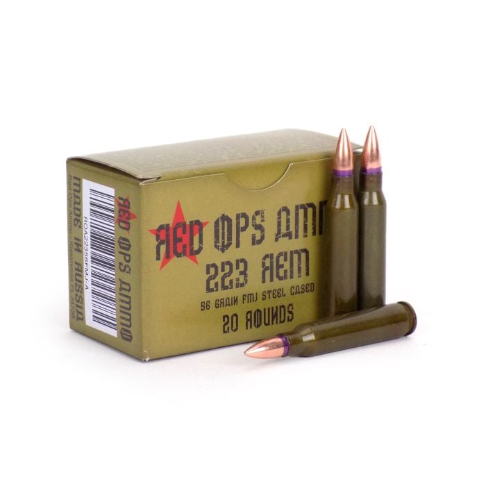 Red Ops 223 Remington 56 Grain FMJ BT | 223/5.56 Ammo For Sale