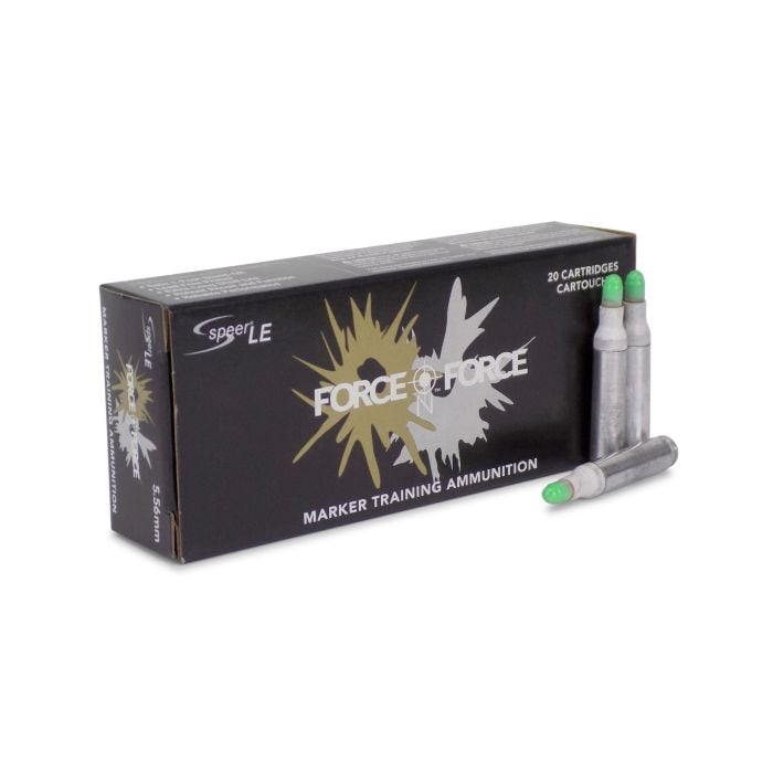 FF556G1 Speer LE Force On Force 5.56 Training Marker Rounds - Green