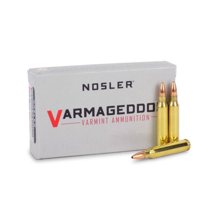 40223 Nosler Varmageddon 20 Rounds 223 Remington 62 Grain FBHP Ammo 40223 Nosler Varmageddon 20 Rounds 223 Remington 62 Grain FBHP Ammo