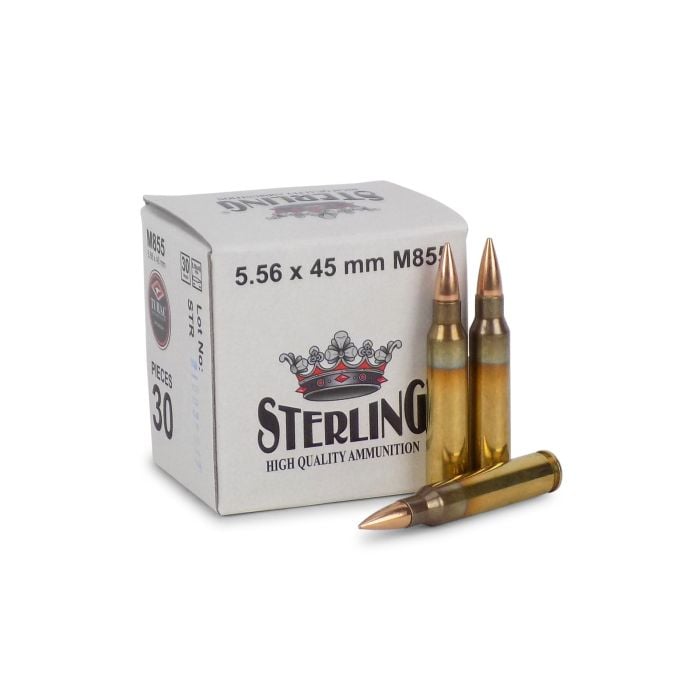STERLING-556-M855 Sterling 5.56 M855 Steel Core 62 Grain FMJ