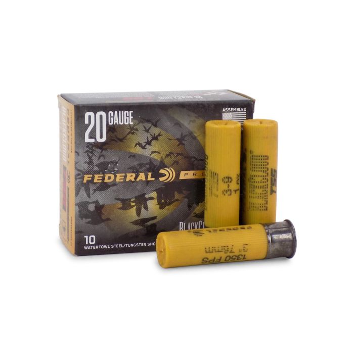 PWBTSSX20939 Federal Black Cloud TSS 20 Gauge 3" 10 Rounds 1 oz 3 and 9 Shot Ammo