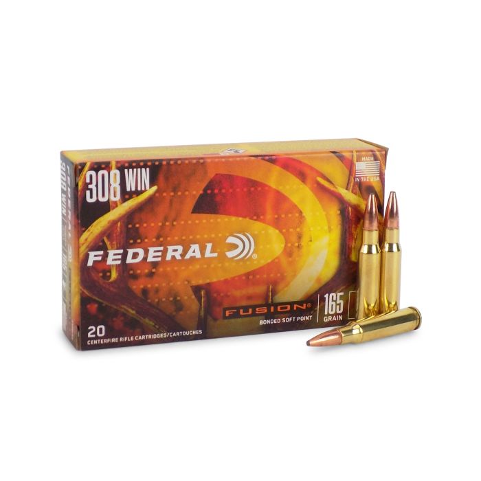 Federal 308 Winchester 165 Gr Bonded Soft Point | 308 Winchester Ammo For Sale Ammunition Depot