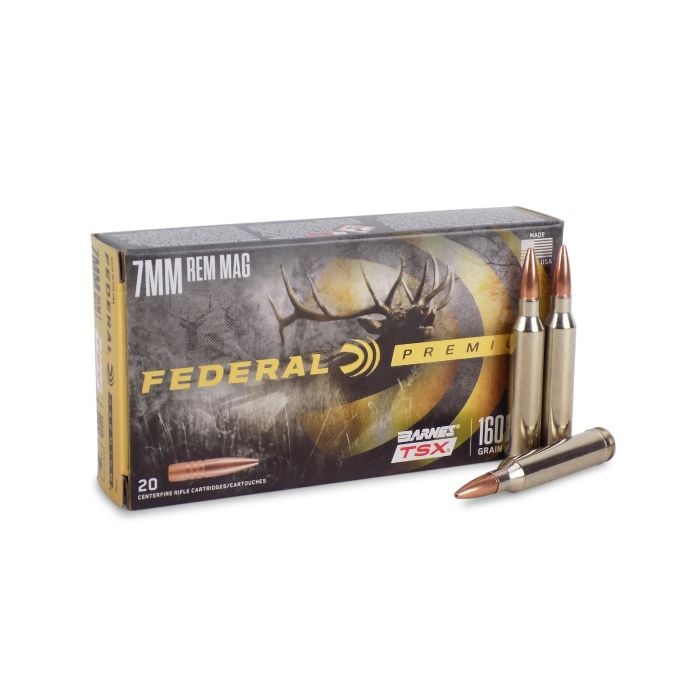 Federal 7mm Rem Mag 160 Gr TSX | 7mm Rem Mag Ammo For Sale Ammunition Depot