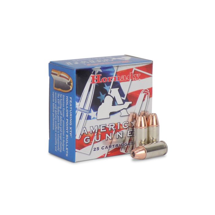 90224 Hornady American Gunner 9mm 124 Grain +P XTP HP (25 Round Box)