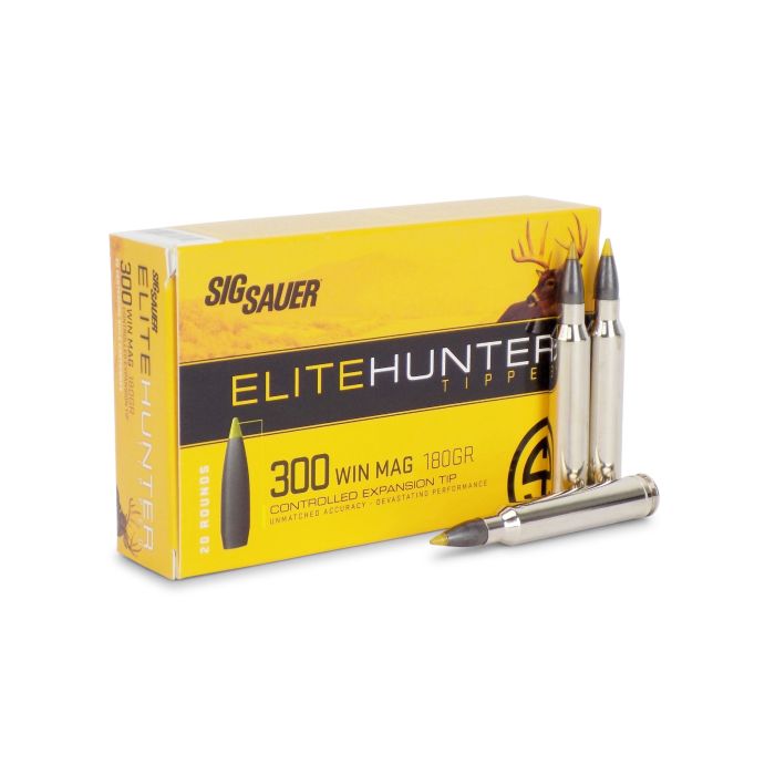 E3WMTH3-20 Sig Sauer Elite Hunter 300 Win Mag 180 Grain Tipped