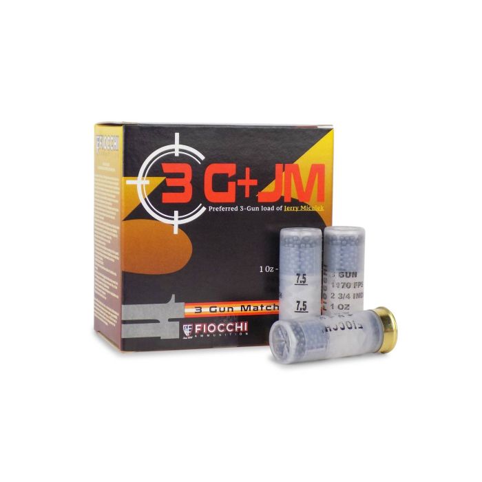 Fiocchi 3 Gun Match 12 Gauge 2.75" 1 oz 7.5 Chilled Shot FIO12DL3G75 Ammo Buy