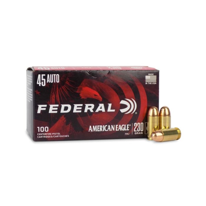 Federal American Eagle 45 ACP 230 Grain FMJ Ammunition