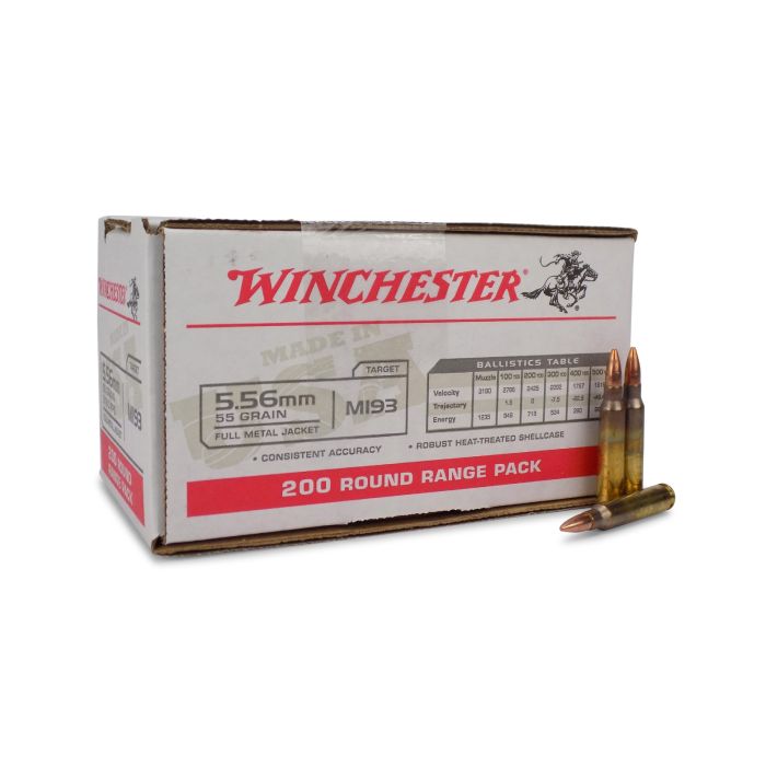 Winchester Lake City 5.56 55 Grain M193 FMJ WM193200 Ammo Buy