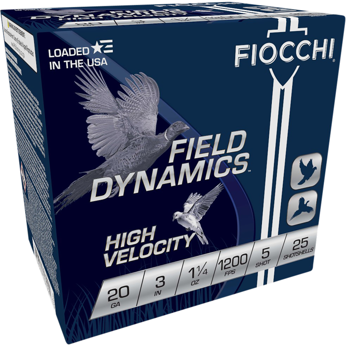 Fiocchi 20 Gauge 3 1-1/4 oz 5 Shot