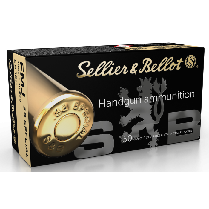 Sellier & Bellot Handgun 38 Special 158 Grain FMJ SB38P