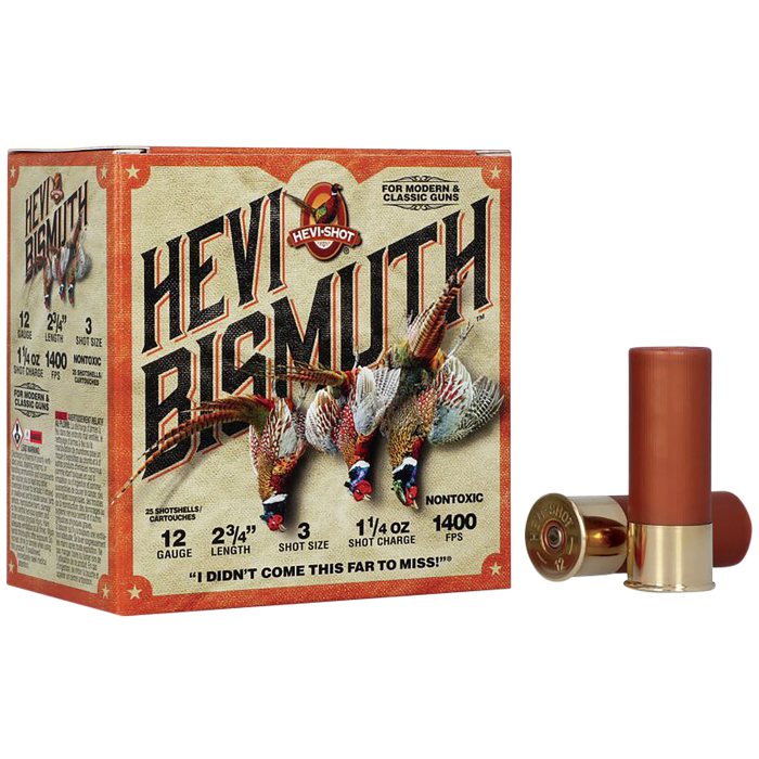 Hevishot Hevi-bismuth 12 Gauge 2.75 1 1/4 oz 3 Shot HS14713