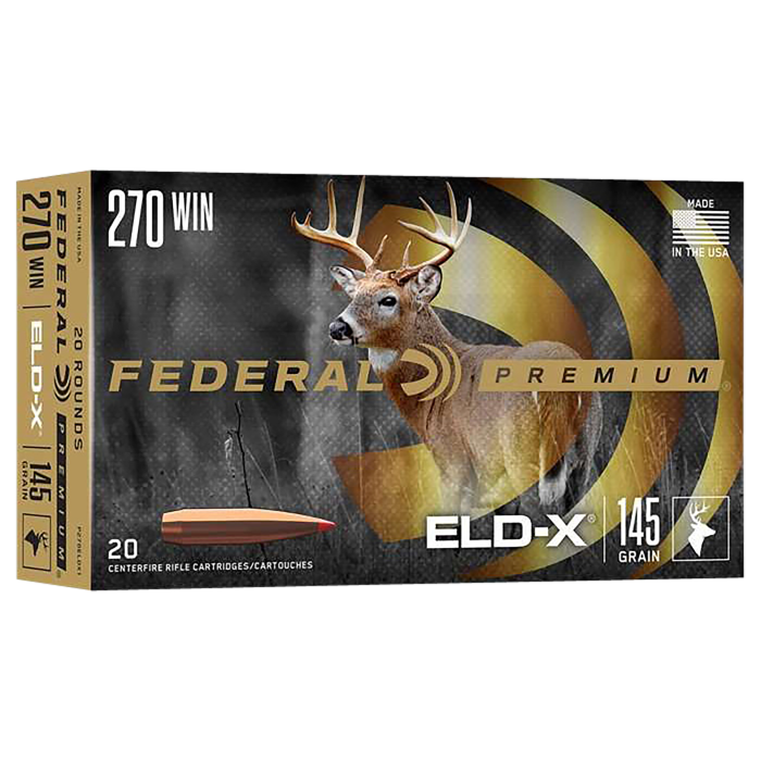 Federal Premium 270 Win 145 Grain Extremely Low Drag-eXpanding