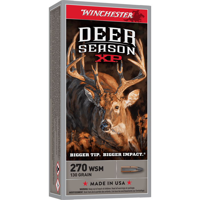 Winchester Deer Season Xp 270 WSM 130 Gr Extreme Point Winchester Deer Season Xp 270 WSM 130 Gr Extreme Point