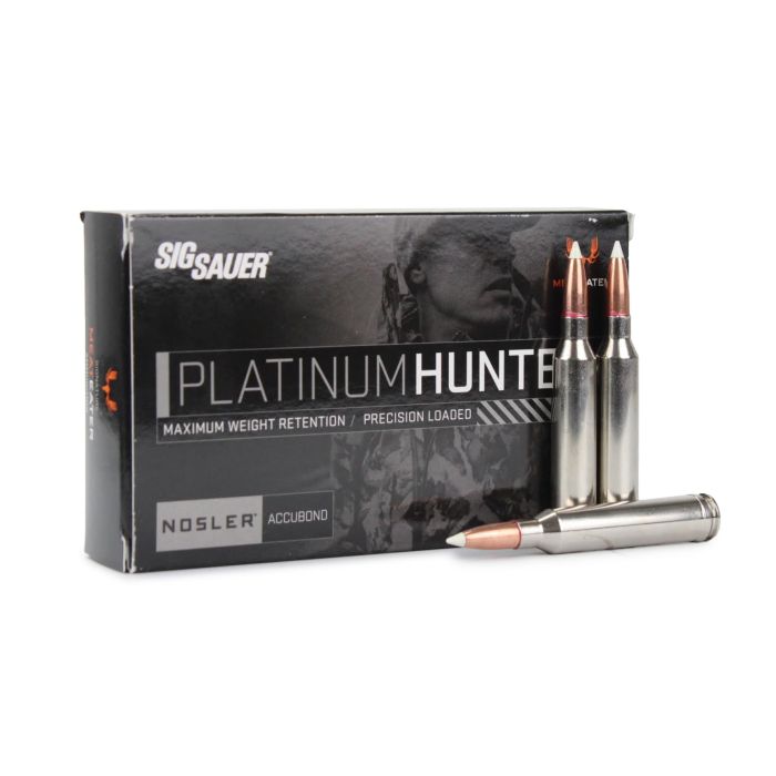 Sig Sauer Platinum Hunter 7mm Rem Mag 160 Gr AccuBond