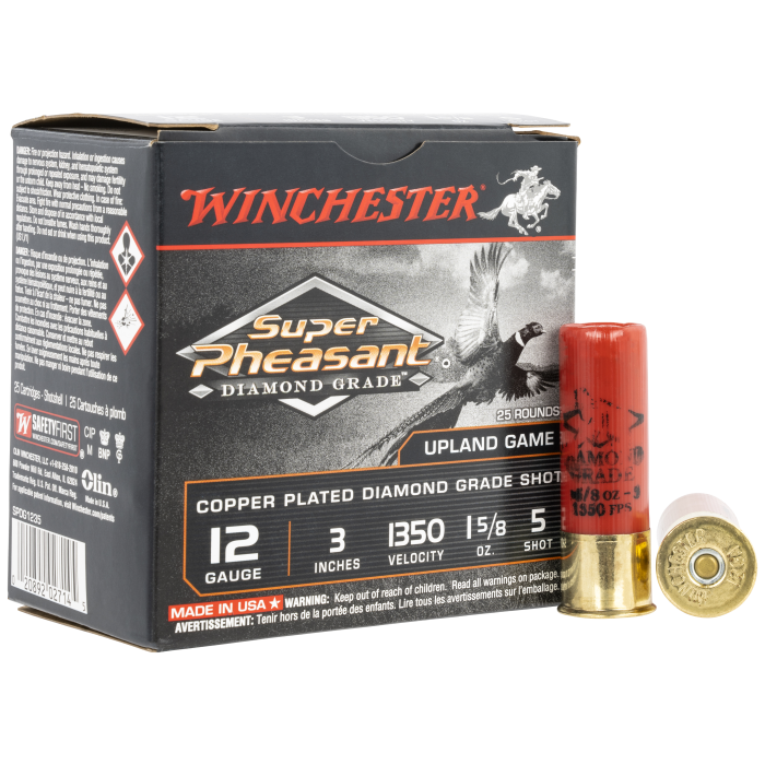 Winchester Super Pheasant 12 Gauge 3 1 5/8 oz 5 Shot SPDG1235 Winchester Super Pheasant 12 Gauge 3 1 5/8 oz 5 Shot SPDG1235