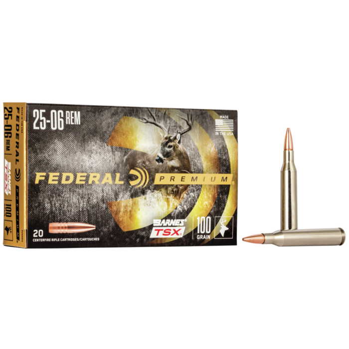 Federal Premium 25-06 Rem 100 Grain Barnes TSX