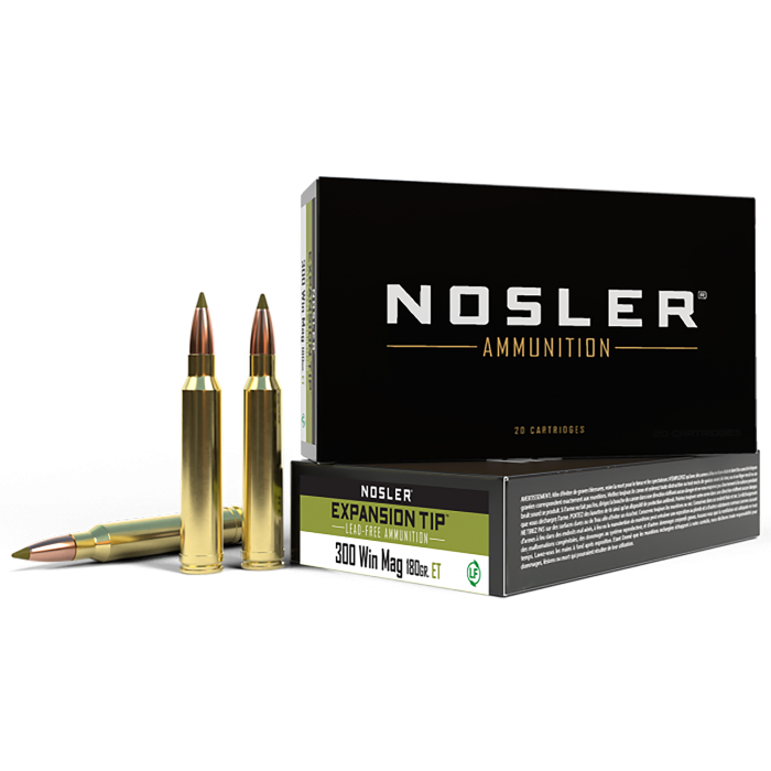 Nosler E-tip 300 Win Mag 180 Gr E-Tip Lead-Free Nosler E-tip 300 Win Mag 180 Gr E-Tip Lead-Free