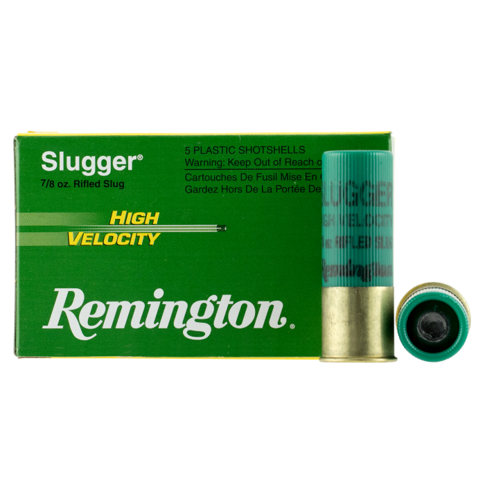 Remington Slugger 12 Gauge 2.75 7/8 oz Rifled Slug 28600 Remington Slugger 12 Gauge 2.75 7/8 oz Rifled Slug 28600