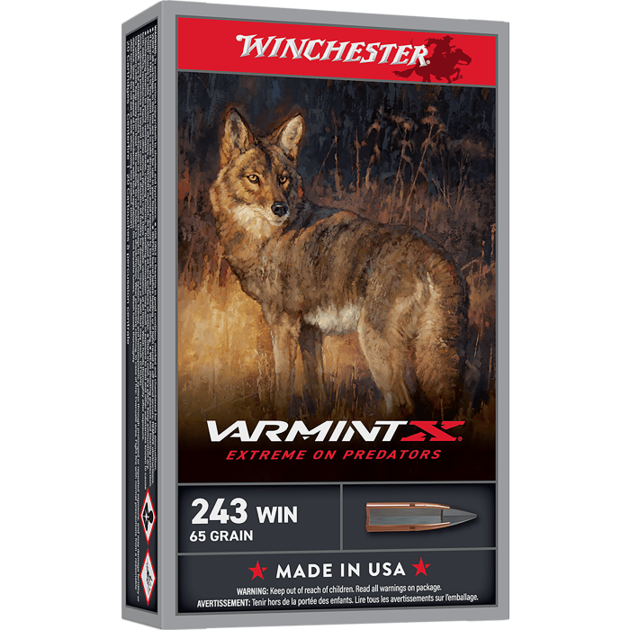 Winchester Varmint X 243 Win 65 Gr Extreme Point 20 Rounds