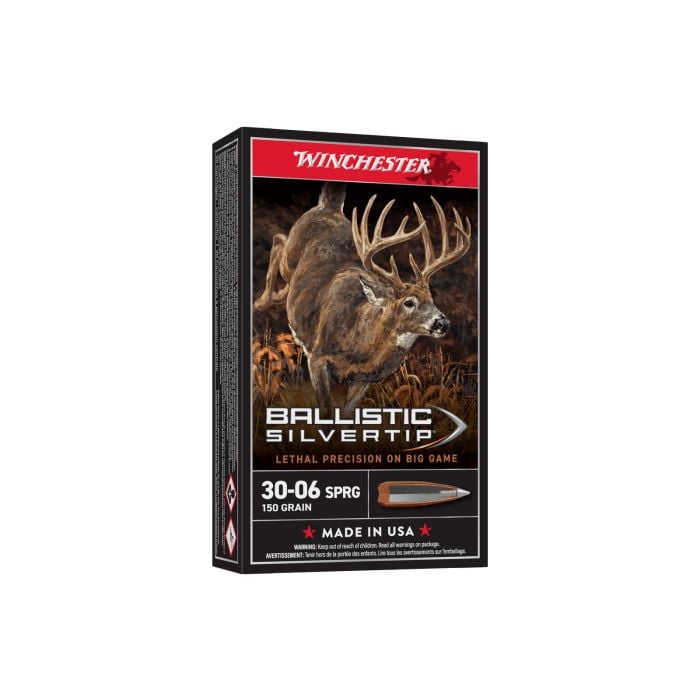 Winchester Ballistic Silvertip 30-06 Springfield 150 Grain Rapid Controlled Expansion Polymer Tip