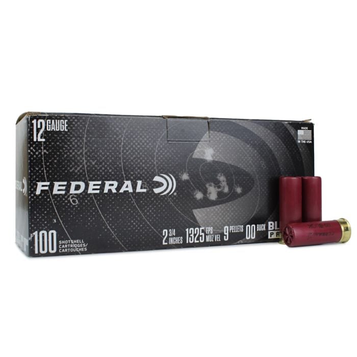 Federal Black Pack 12 Gauge 2.75" 00 Buck Shot