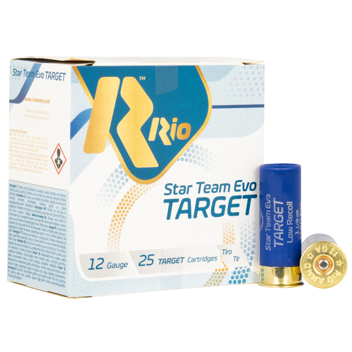 Rio Team Target 12 Gauge 2.75 1-1/8 oz 7.5 Shot Rio Team Target 12 Gauge 2.75 1-1/8 oz 7.5 Shot