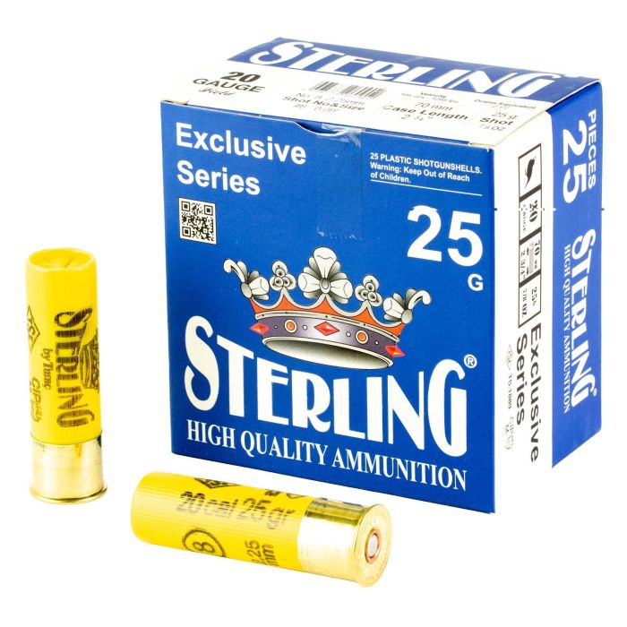 Sterling Exclusive 20ga 2.75" 7/8 oz #8