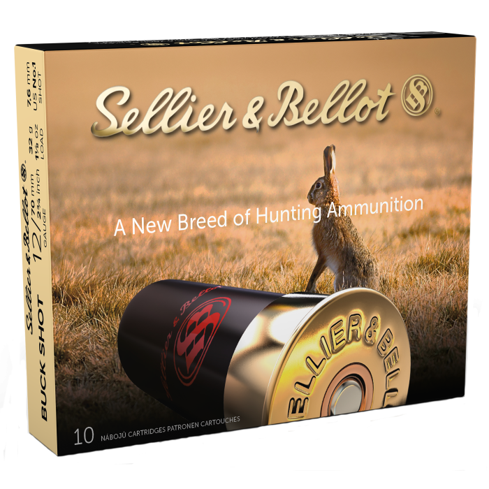 Sellier & Bellot Hunting 12 Gauge 2.75 1 1/8 oz 1 Buck SB12BSI Sellier & Bellot Hunting 12 Gauge 2.75 1 1/8 oz 1 Buck SB12BSI