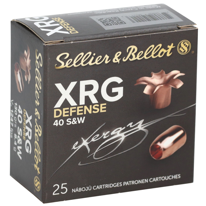 Sellier & Bellot Xrg 40 S&W 130 Grain Solid Copper Hollow Point SB40XA Sellier & Bellot Xrg 40 S&W 130 Grain Solid Copper Hollow Point SB40XA