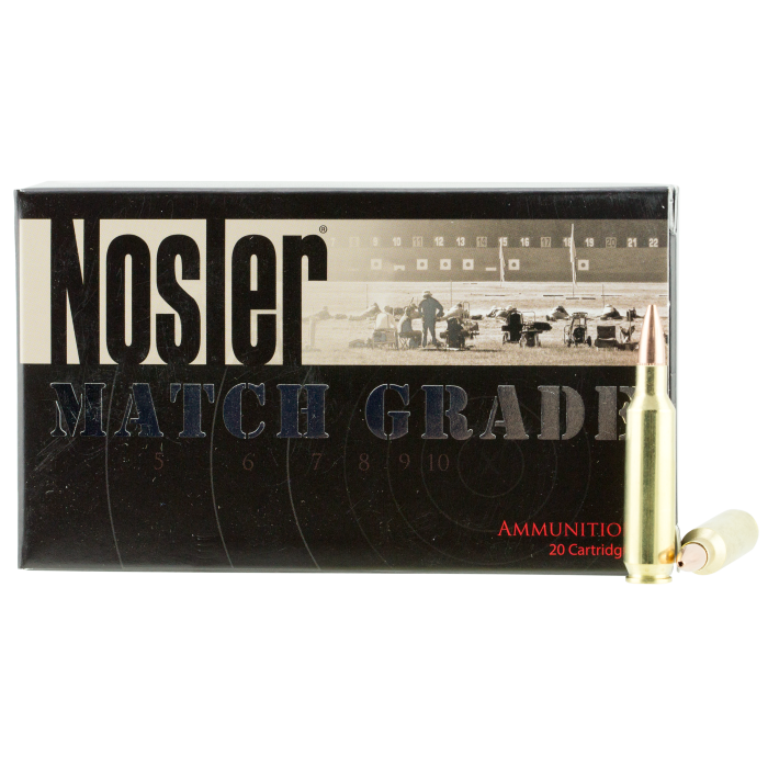 Nosler Match Grade 22 Nosler 77 Grain Custom Competition Hollow Point Boat-Tail