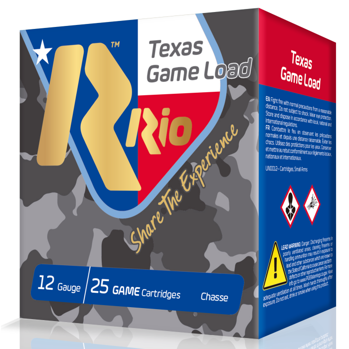 Rio Ammunition Texas Game Load 12 Gauge  1-1/4 oz 6 Shot TGHV366TX Rio Ammunition Texas Game Load 12 Gauge  1-1/4 oz 6 Shot TGHV366TX