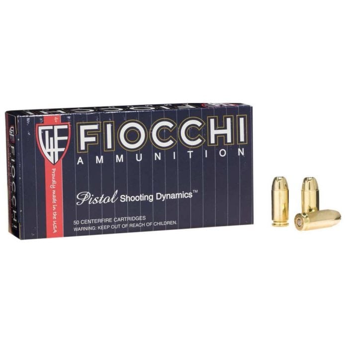 FIO40SWF Fiocchi 40 S&W 165 Grain FMJ Truncated Cone