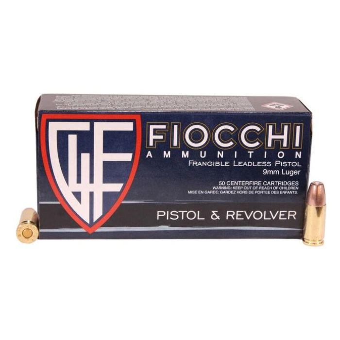 FIO9FRANG Fiocchi 9mm 100 Grain Frangible