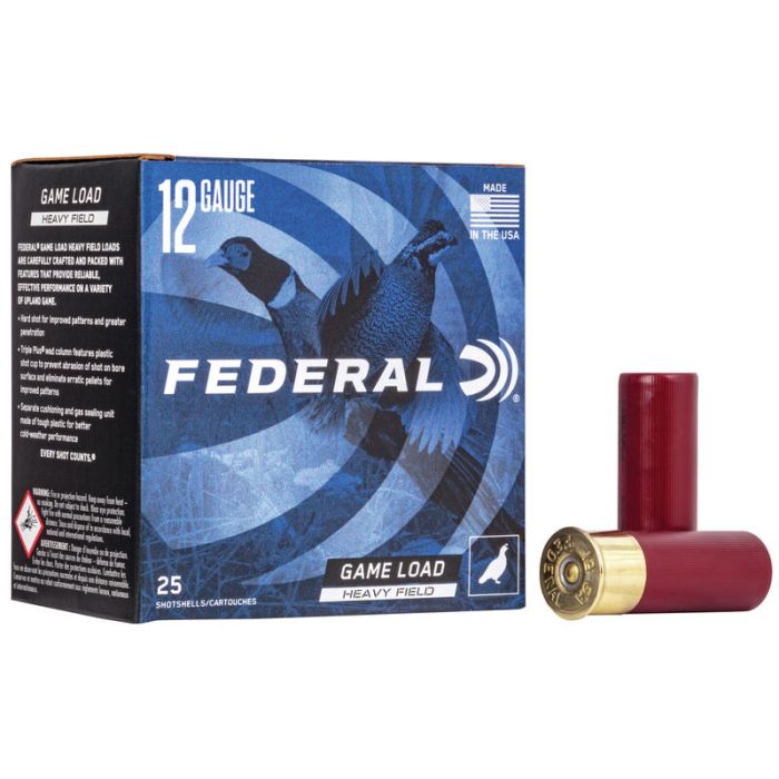 Federal Heavy Field Game Load 12 Gauge 2.75" 1-1/4 oz 7.5 Shot H1257.5 Ammo Buy Federal Heavy Field Game Load 12 Gauge 2.75" 1-1/4 oz 7.5 Shot H1257.5 Ammo Buy