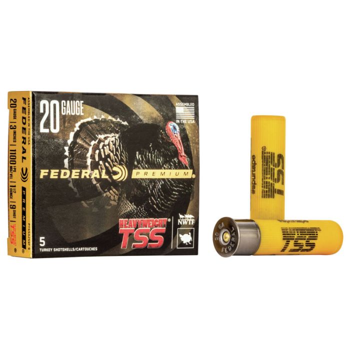 Federal Heavyweight TSS 20 Ga 3" 1 1/2 oz 9 Shot  Federal Heavyweight TSS 20 Ga 3" 1 1/2 oz 9 Shot