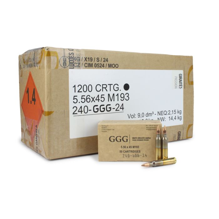 GGG 5.56 M193 55 Gr FMJ | Ammunition Depot