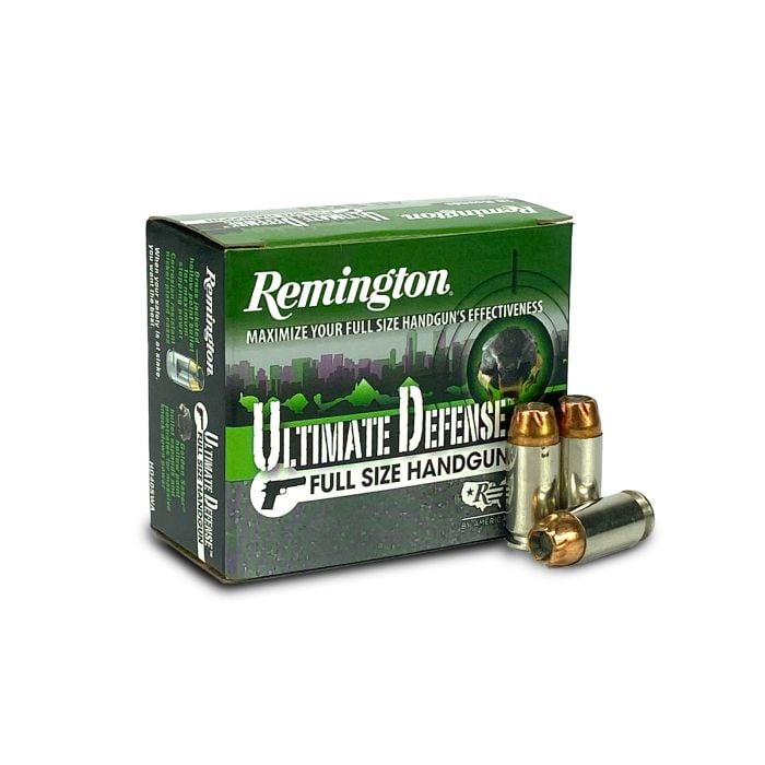 Remington, Ultimate Defense, 40 S&W, bjhp, hollow point, 40 sw, 40 sw ammo, 40 cal, self defense ammo, Ammunition Depot