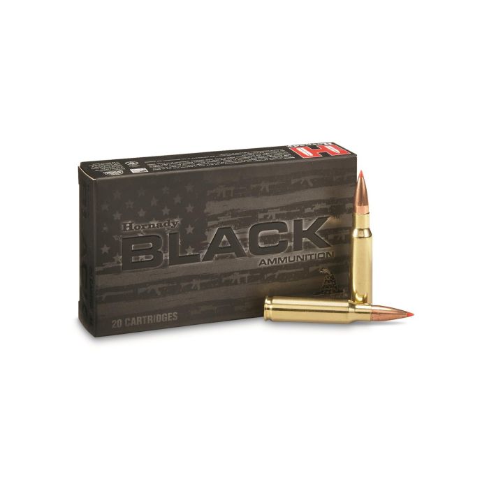 Hornady Black, 308 Winchester, a-max, hornady ammo, hunting ammo, match ammo, 308 win, Ammunition Depot