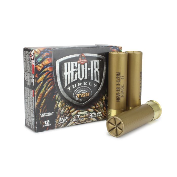Hevi-shot, hevi-18, tss turkey, 12 gauge, 7 shot, shotgun ammo, 12 gauge shotgun, ammo for sale, 12 gauge ammo, Ammunition Depot