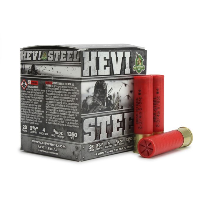 Hevishot Hevi-Steel 28 Gauge 2.75" 5/8 oz 4 Shot Steel