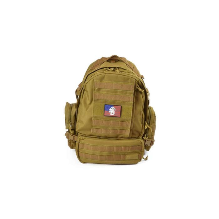 HT Apollo Backpack with AD Patch Desert Tan - Front HT Apollo Backpack with AD Patch Desert Tan - Front