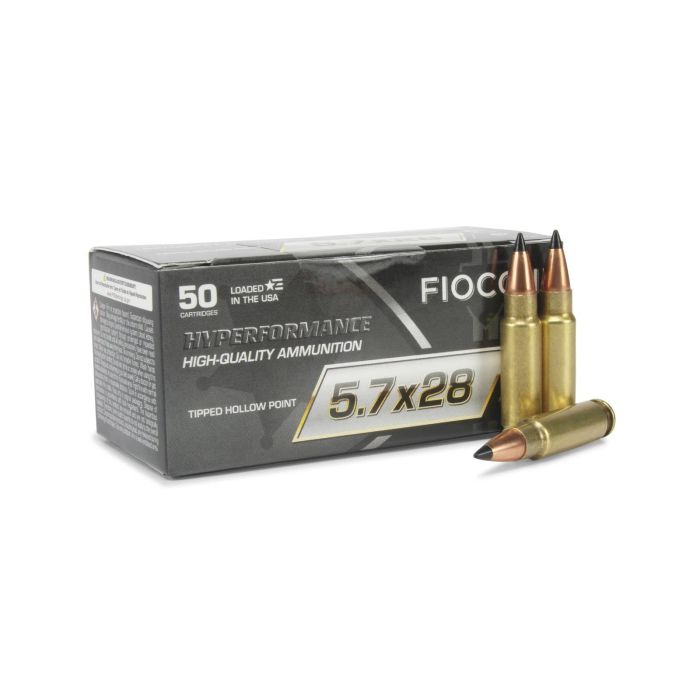 Fiocchi Hyperformance, 5.7x28, Hollow Point, ammo for sale, 57x28mm, 5.7 ammo, Ammunition Depot