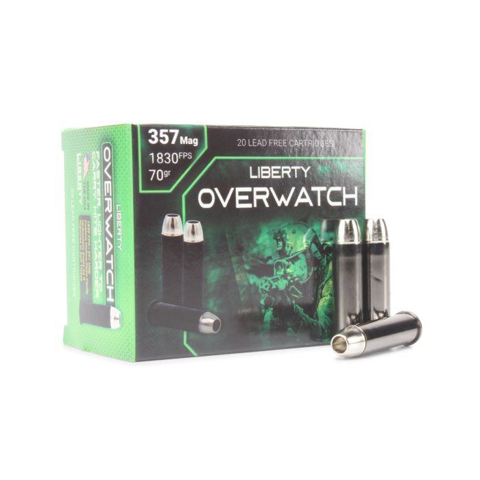 Liberty Overwatch, 357 Magnum, Lead-Free Hollow Point, hollow point, 357 mag, ammo for sale, Ammunition Depot Liberty Overwatch, 357 Magnum, Lead-Free Hollow Point, hollow point, 357 mag, ammo for sale, Ammunition Depot