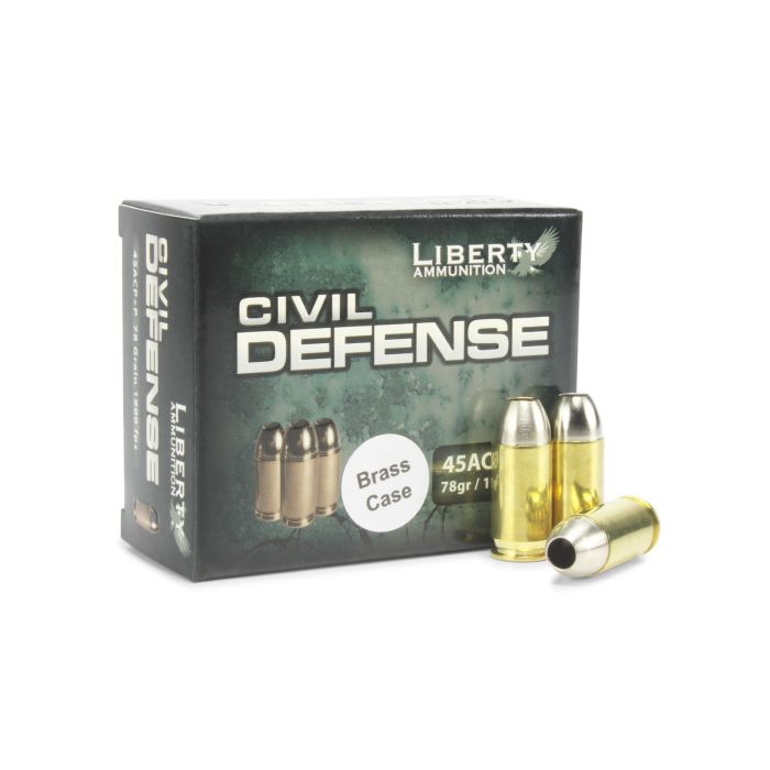 Liberty Civil Defense, 45 ACP, Lead free, ammo for sale, lead free ammo, 45 auto, 45 acp ammo, Ammunition Depot