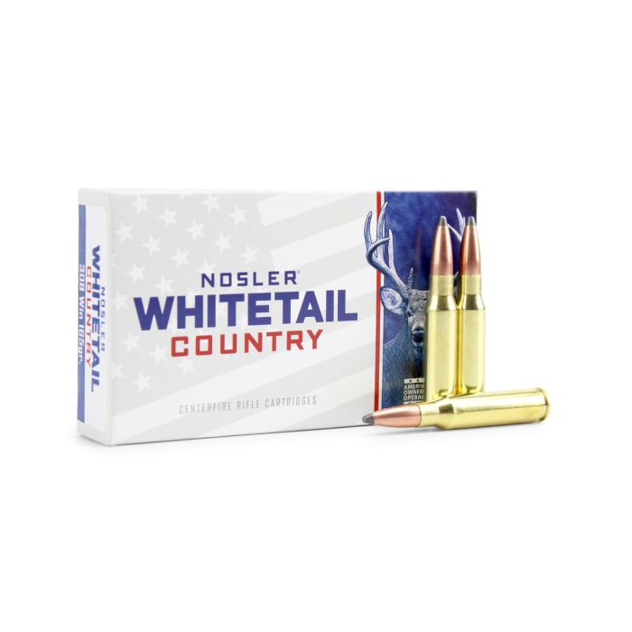 Nosler Whitetail Country 308 Winchester 165 Gr Solid Base