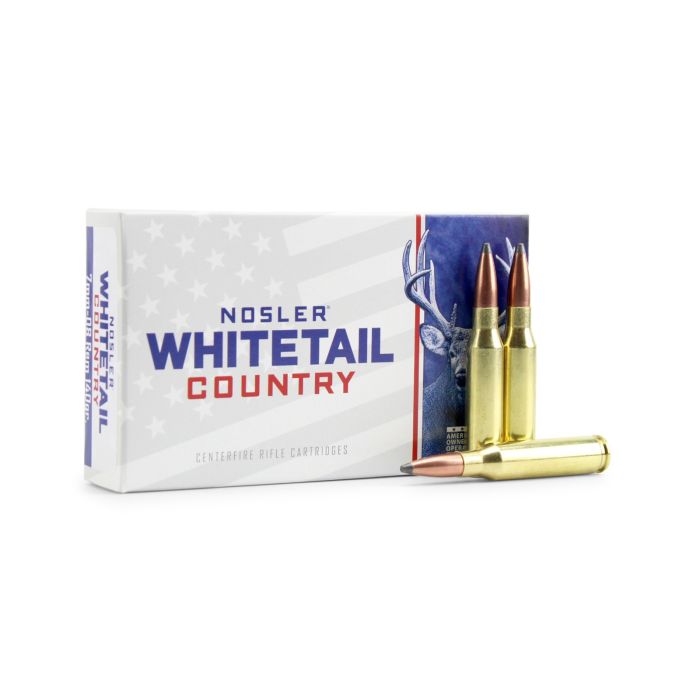 Nosler Whitetail Country 7mm-08 Remington 140 Gr Solid Base
