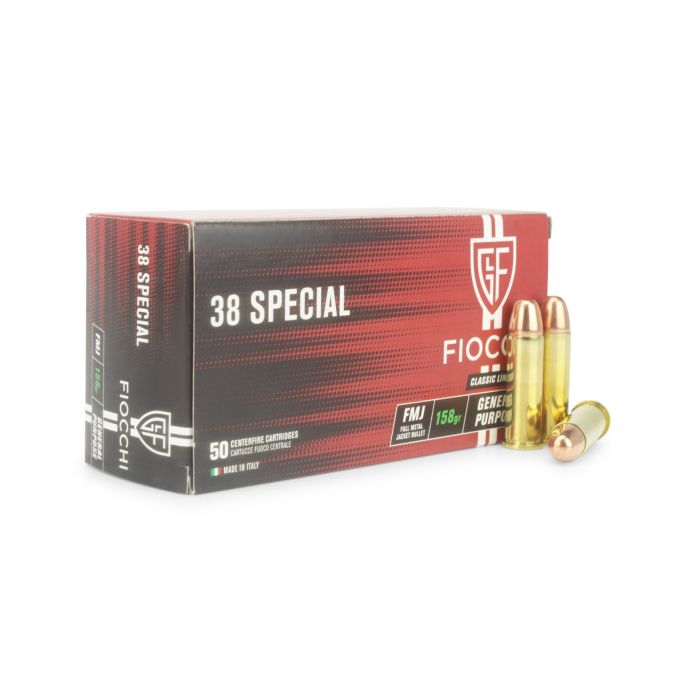 Fiocchi Classic Line 38 Special 158 Grain FMJ FIO38G Ammo Buy
